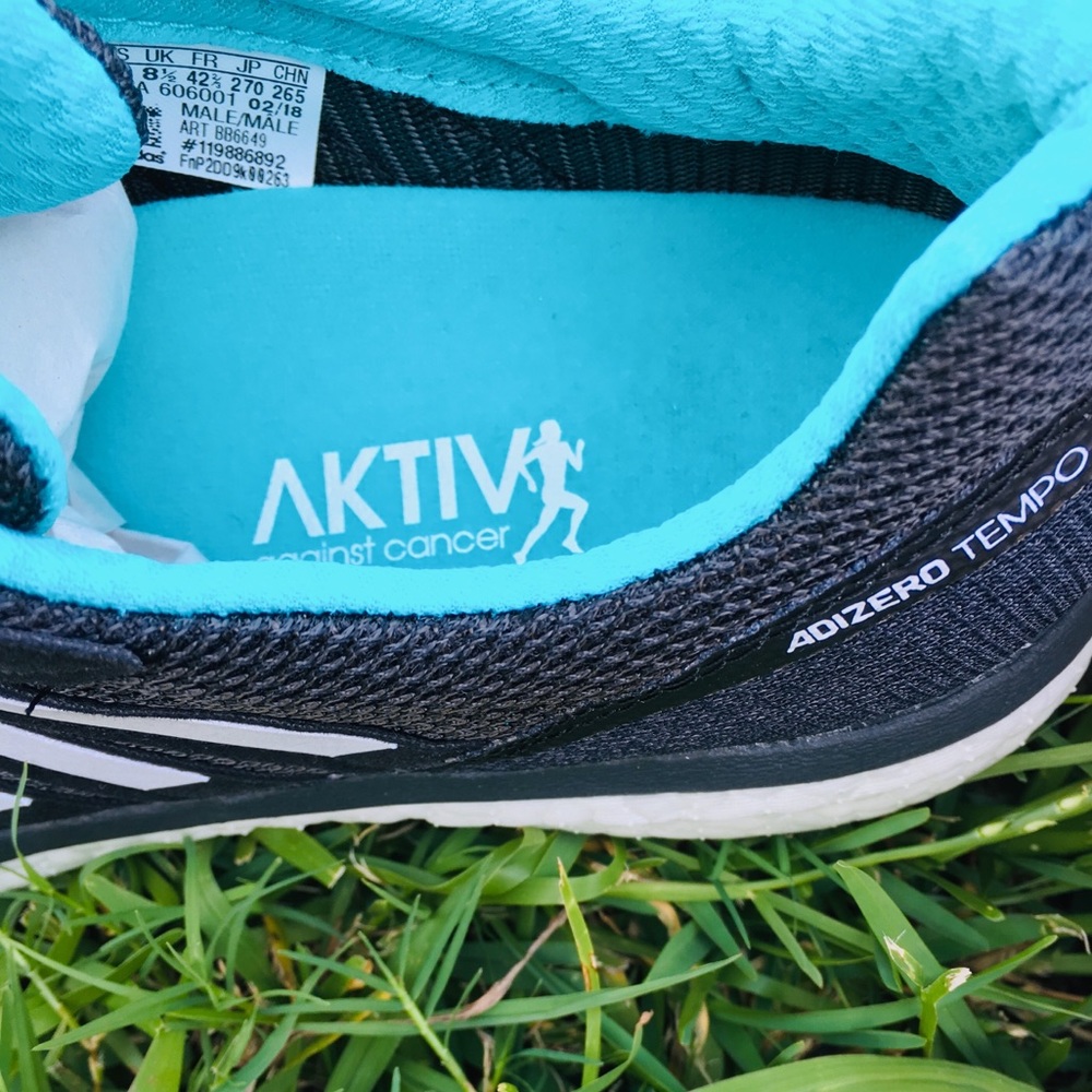 ADIDAS BOOST ADIZERO TEMPO “AKTIV AGAINST CANCER” - Picture 3 of 8